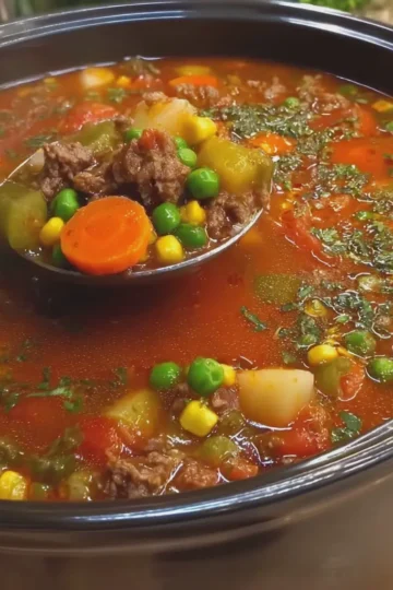 Old Fashioned Vegetable Beef Soup