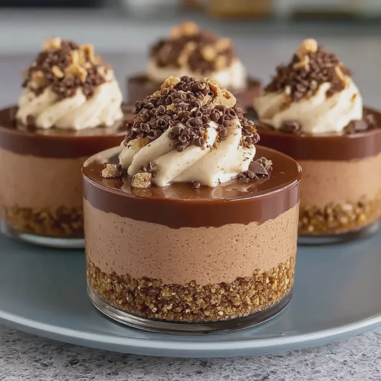 Easy No Bake Nutella Cheesecake Cups