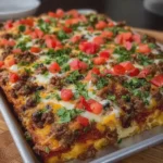 Sheet Pan Taco Casserole