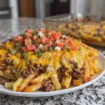 Easy Cheeseburger French Fry Casserole